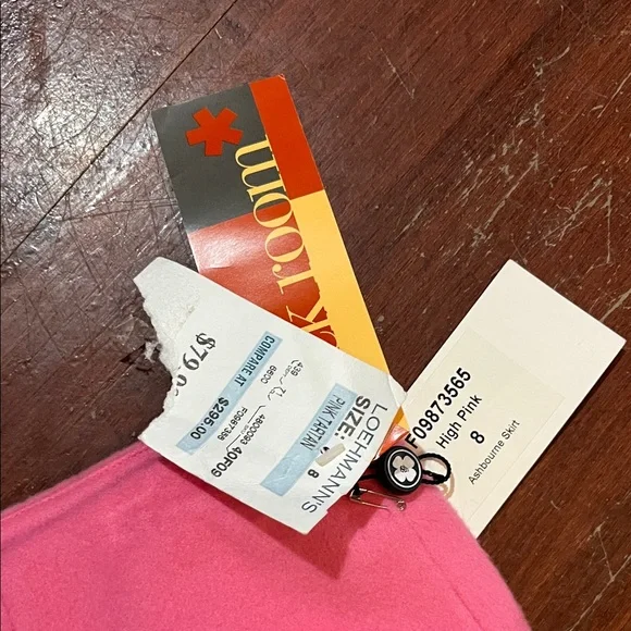 Pink Tartan Vibrant Pink Pencil Skirt - Picture 6 of 10